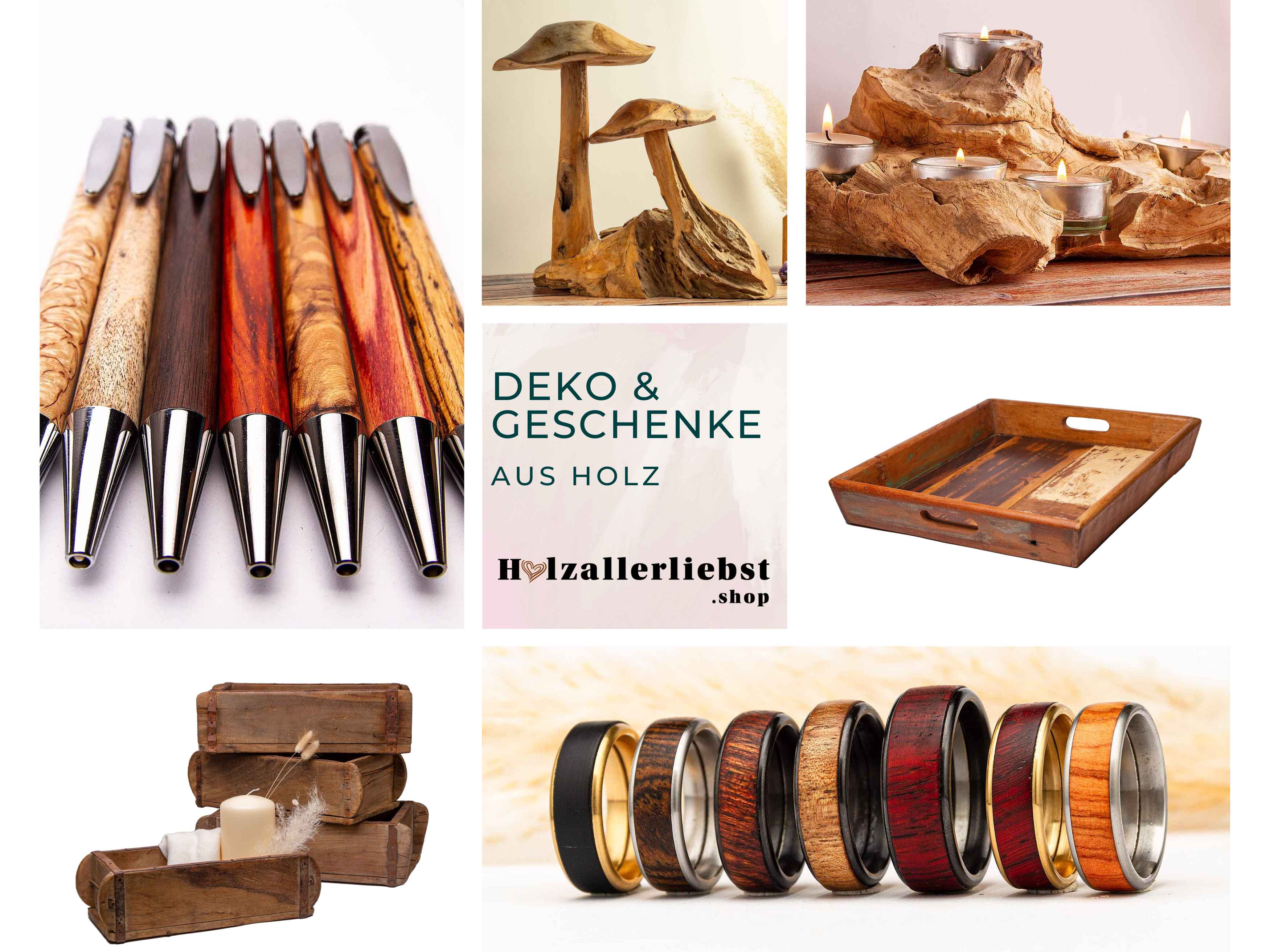 Holzdeko und Deko-Ideen - Entdecke kreative Holz deko für jeden Anlass und finde das perfekte Geschenk bei Holzallerliebst.shop.