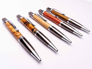 edle kugelschreiber aus Holz, handgemacht in deutschland, geschenkidee für männer, jubiläum, geburtstag, edle Schreibgeräte aus holz