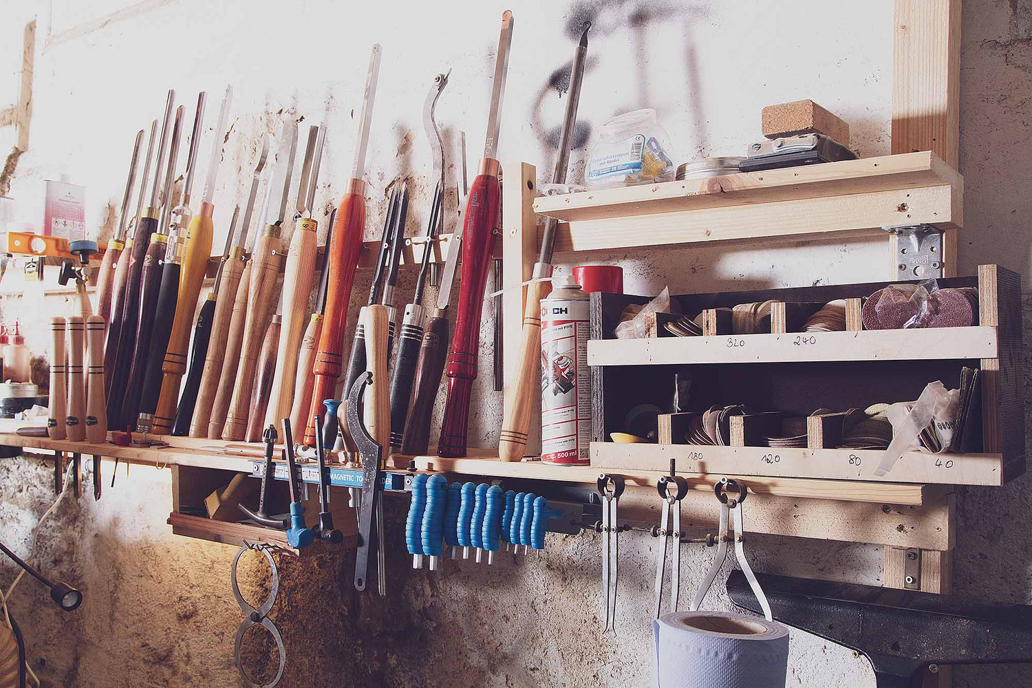 Werkzeuge aus der Werkstatt von D.B.S. Hand&Wood bei Holzasllerliebst, drechseln, handgemacht, aus holz