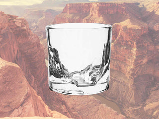 Robustes Whiskyglas “Grand Canyon” im 4er-Set