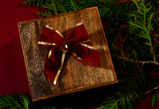 Geschenk aus Holz für Weihnachten