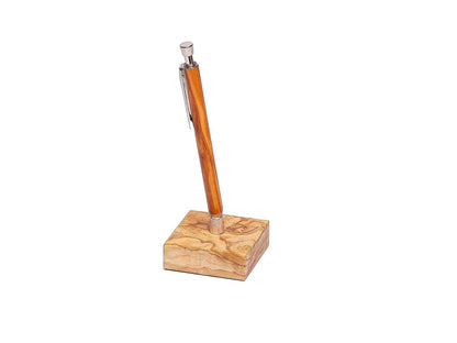 leichter Kugelschreiber aus Olivenholz aus Holz echtholz Geschenk_holz KugelschreiberHolzallerliebst.shop