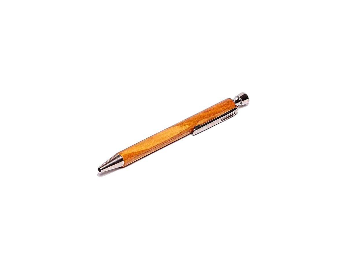 leichter Kugelschreiber aus Olivenholz aus Holz echtholz Geschenk_holz KugelschreiberHolzallerliebst.shop