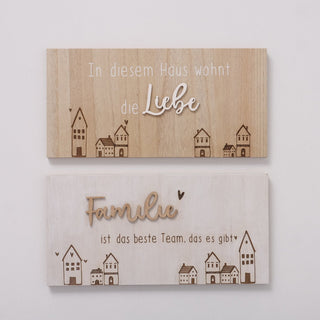 Wanddeko Schild aus Holz "Nordy" Familie / Liebe aus Holz bald boltze gruppe deko WanddekorationHolzallerliebst.shop