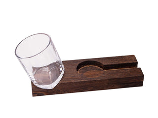 Whiskyglas Aulica Holzuntersetzer Tumbler mit Holzuntersetzer Whiskey Glas mit Holzuntersetzer whiskyglasHolzallerliebst.shop