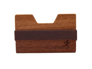 Wood Slim Wallet - schlanker Geldbeutel aus Holz aus Holz echtholz Geschenk Geldbeutel & GeldklammernHolzallerliebst.shop