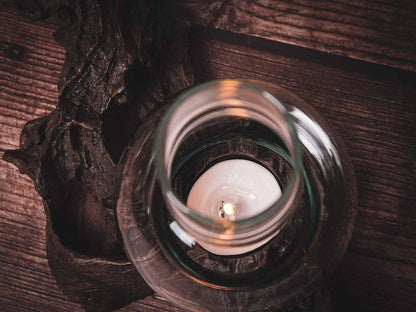 Wurzel mit Windlicht | Teelichthalter aus Holz Deko dekoidee KerzenständerHolzallerliebst.shop